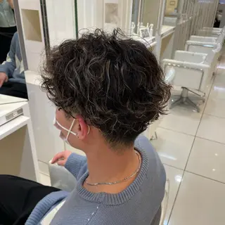 パーマ メンズ BiBi 藪 菜月のヘアスタイル