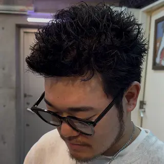 ショート メンズ Louwe  sharesalon所属・松井 豊のヘアスタイル