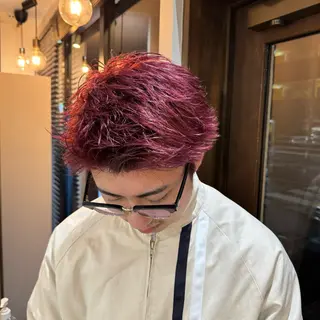 ショート メンズ 平尾/艶カラー/ アッシュ系/中川誠大のヘアスタイル