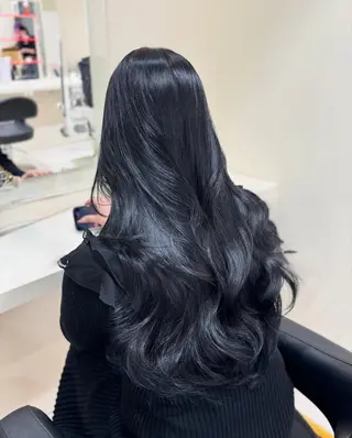 ロング カラー 大人っぽ韓国ヘア 艶髪🤍yuma🤍のヘアスタイル