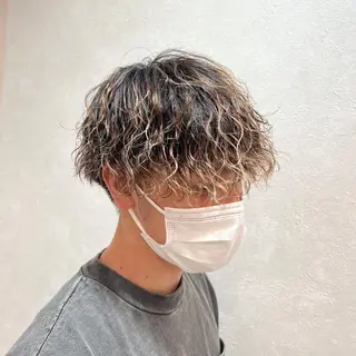 メンズ パーマ メンズ特化美容師 ‪✂︎‬ ユージのヘアスタイル