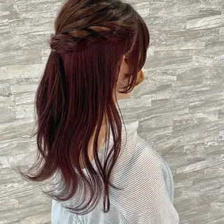 ロング JILL    hair所属・maki💖 ボブ/縮毛矯正のヘアスタイル