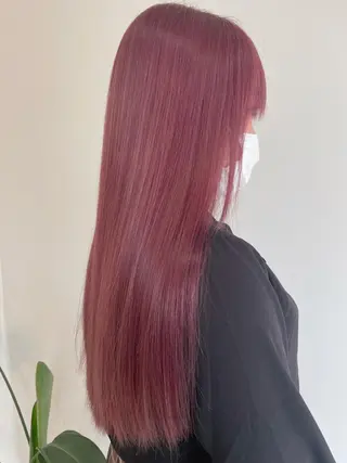 ロング カラー Rina のヘアスタイル