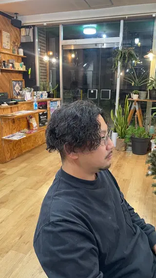 パーマ メンズ Nana 🫧のヘアスタイル