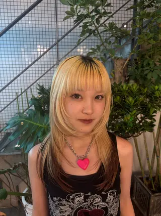 ミディアム カラー GAKU/表参道/ MAGNOLiAのヘアスタイル
