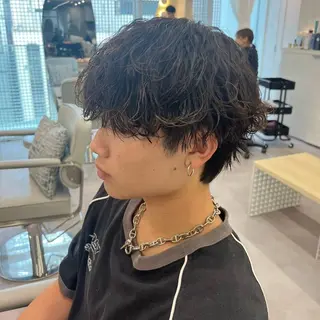 パーマ メンズ パーマモデル募集中 /横浜/千優のヘアスタイル