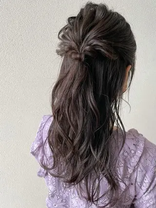 ロング ヘアアレンジ 沢田 瞳のヘアスタイル