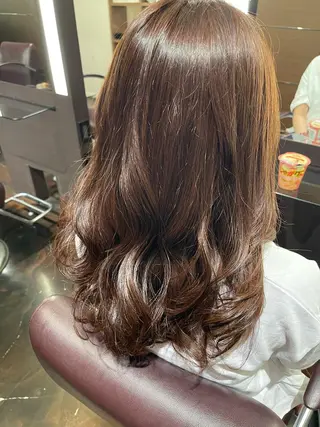 ミディアム カラー TIECHEL所属・Yoshida Yuriのヘアスタイル
