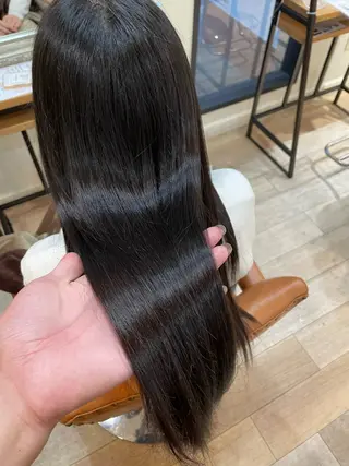 ロング 亀川蓮 Agu hairのヘアスタイル