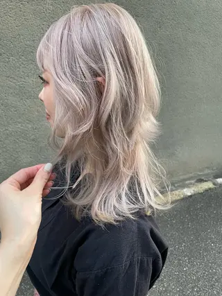 ミディアム カラー パーマ ヘアアレンジ メンズ tatsumi/ボブ ウルフ/レイヤーのヘアスタイル