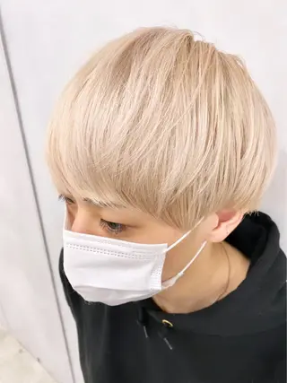 ミディアム カラー メンズ カラー系/カット特化 🟠オオタキマサシのヘアスタイル