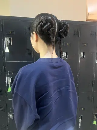 ロング ヘアアレンジ にこ /iciのヘアスタイル