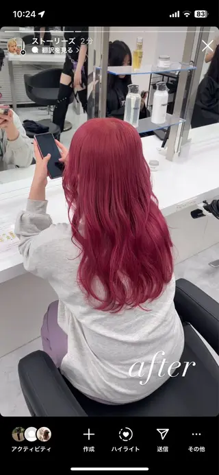 ロング 大人上品🤍明るめ ベージュ🤍REOのヘアスタイル