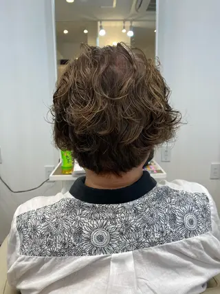 ショート パーマ 清水 有紗のヘアスタイル