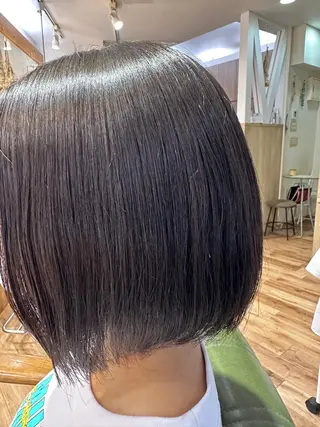 ショート パーマ ボブ/インナーカラー ショート/佐野祥子のヘアスタイル