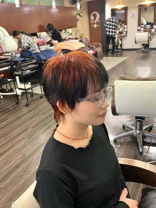 ショート カラー 💎森 ハリス誠一💎のヘアスタイル