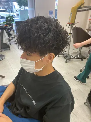 ショート パーマ メンズ メンズパーマの達人 /タカシマ　ダイスケのヘアスタイル