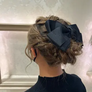 ロング ヘアアレンジ SALOWIN川崎WEST店所属・🌷川崎/アレンジ/ 暖色ボブ/コトネ🌷のヘアスタイル