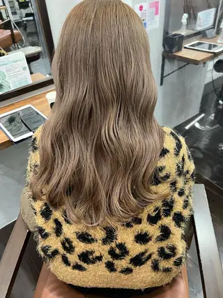 セミロング 名駅/艶韓国風ヘア miyabiのヘアスタイル