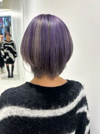 ショート カラー はるか/ブリーチカラ ー/ヘアアレンジ🤍のヘアスタイル