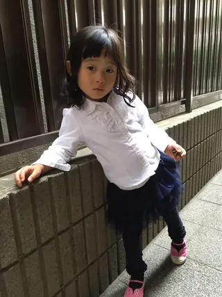 ショート ミディアム セミロング ヘアアレンジ キッズ ヘアメ/着付け 清水玲歌のヘアスタイル