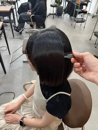 ショート ボブ×縮毛矯正 ryotaのヘアスタイル