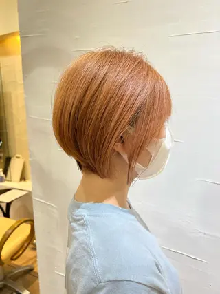 ショート 地毛風ストレート ⚡️下ノ村柊斗⚡️のヘアスタイル