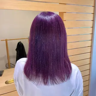 ミディアム カラー RUBEUS【ルベウス】所属・✨艶々カラー🎨 杉本賢人のヘアスタイル