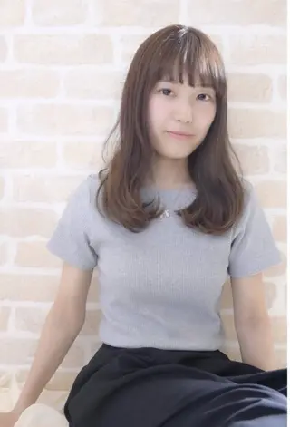 ロング パーマ mio .mu-se 藤ヶ丘のヘアスタイル