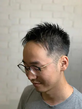ショート メンズ 田中 心のヘアスタイル