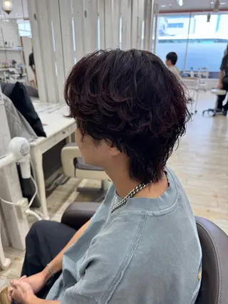 パーマ メンズ 平井 沙希のヘアスタイル