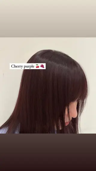 ミディアム カラー Henrietta  自由が丘所属・ベージュ/ブリーチ無 し/透明感/yukiのヘアスタイル