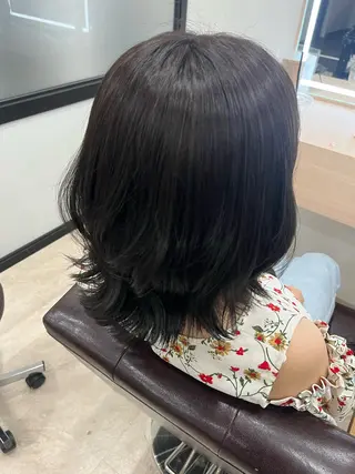 ミディアム カラー Little福岡 ‪🌱‬ AIのヘアスタイル