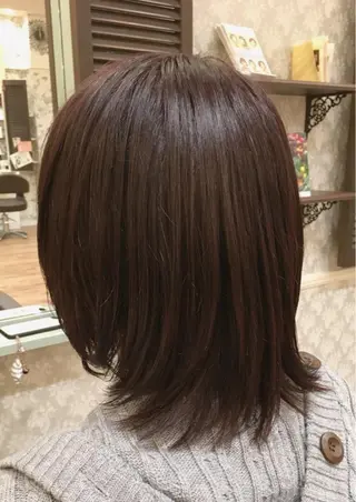 ミディアム カラー ビーズアモール 豊田店のヘアスタイル