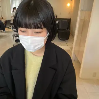 ショート ボブウルフ／ボブ Satsuki【名駅のヘアスタイル