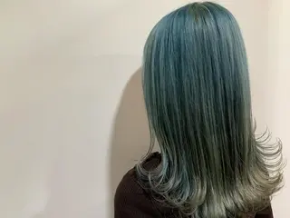 ロング カラー あべ ゆうかのヘアスタイル