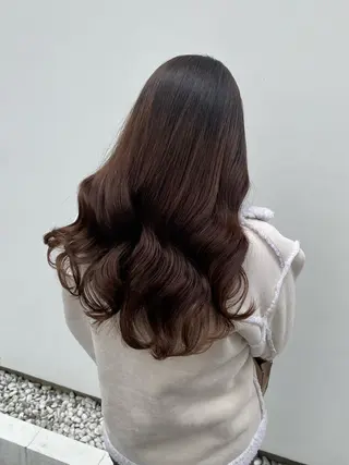 ロング Rinka/梅田/ 透け感カラー🤎のヘアスタイル