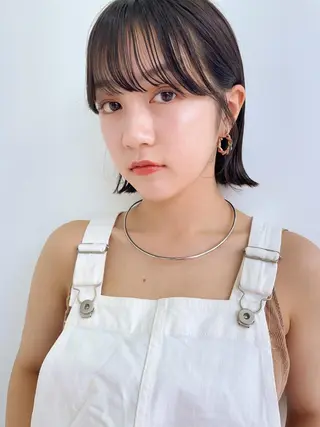 ミディアム カラー パーマ 💖美髪改善💖 辻未侑のヘアスタイル