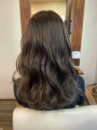 セミロング カラー ヘアアレンジ 加藤 瑠美のヘアスタイル