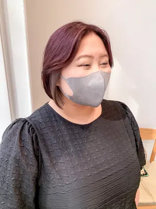 ショート カラー ヘアアレンジ yuka .のヘアスタイル