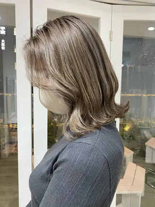 ミディアム 似合わせ大得意美容師 .Haruka.のヘアスタイル