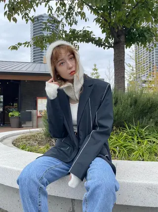 セミロング XANADU上野店 🐼ﾖｺﾊｼのヘアスタイル