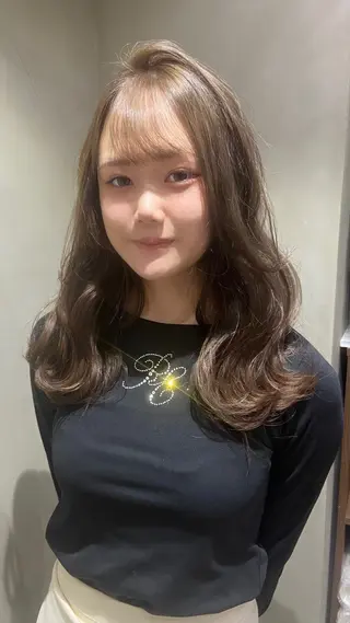 セミロング カラー ACT所属・メンズカット募集中 🦴harunaのヘアスタイル
