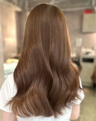 ロング カラー 💘Kurea💘 艶髪/韓国/暗髪のヘアスタイル