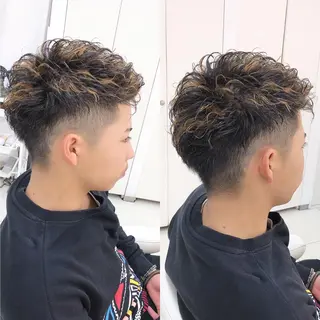 カラー メンズ ✨️ツヤ髪✨️ 💫髪質改善💫間宮のヘアスタイル