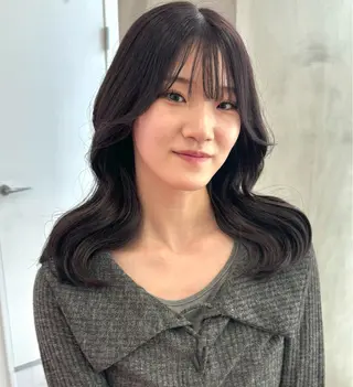 セミロング カラー メンズカット ボブ/米崎駿也のヘアスタイル