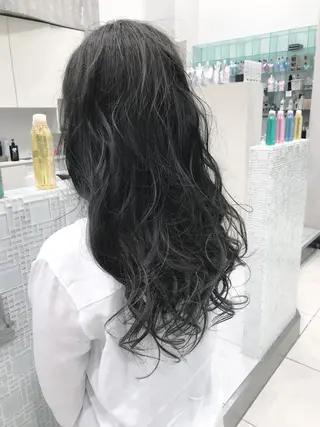 ロング 田中 慎也のヘアスタイル