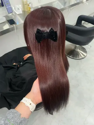 セミロング カラー 🎀愛されgirly ヘア🫧Ayakaのヘアスタイル