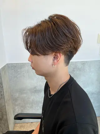 ショート パーマ メンズ 店舗移動します ご連絡くださいESAのヘアスタイル