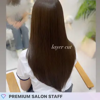 ロング カラー 艶髪・透明感カラー・ 韓国ヘア・Yuriのヘアスタイル